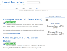 Tablet Screenshot of driverdeimpresora.com